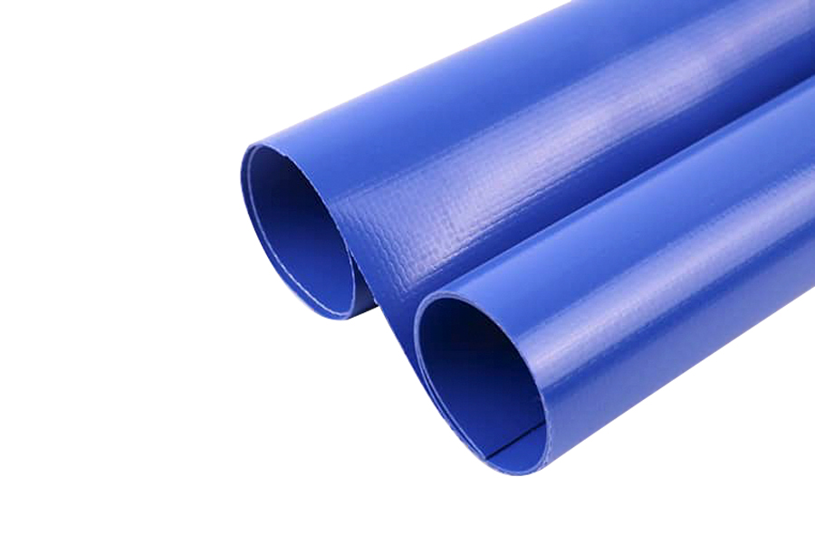 ผ้าอุตสาหกรรมเคลือบ PVC สำหรับประตูเฟล็กซ์ 0.8mm 1000D30x30