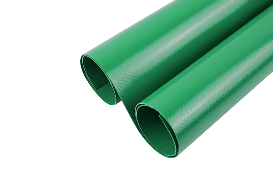 ผ้าอุตสาหกรรมเคลือบ PVC สำหรับประตูเฟล็กซ์ 0.8mm 1000D30x30